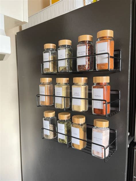 metal sheet for magnetic spice rack|best rated magnetic spice containers.